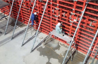 ｢壁｣システム型枠施工(PERI型枠)