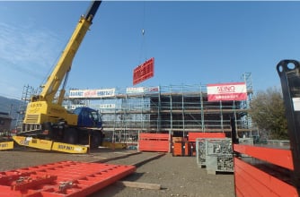 ｢壁｣システム型枠施工(PERI型枠)