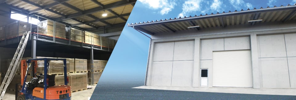 ｢防音性に優れた鉄筋コンクリート造倉庫｣