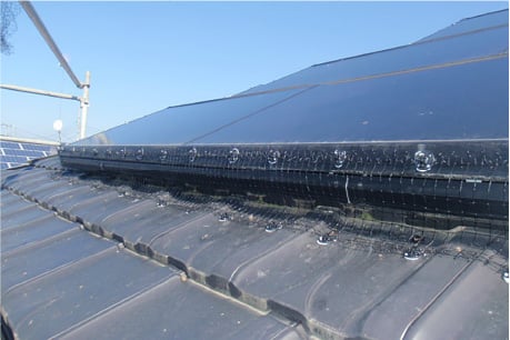 鳩避けネット(P-CONネット)事例