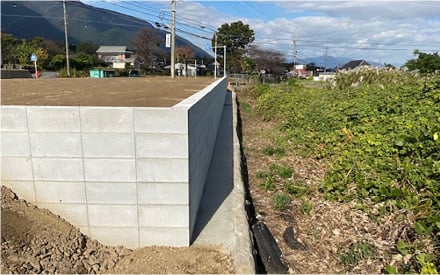 ブロック積み工事