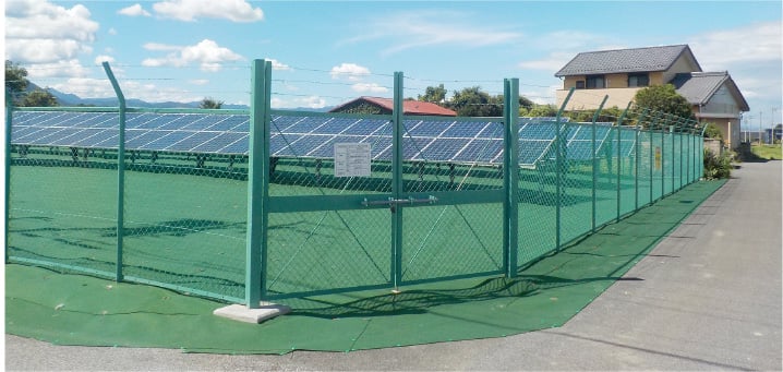 防草シート工事